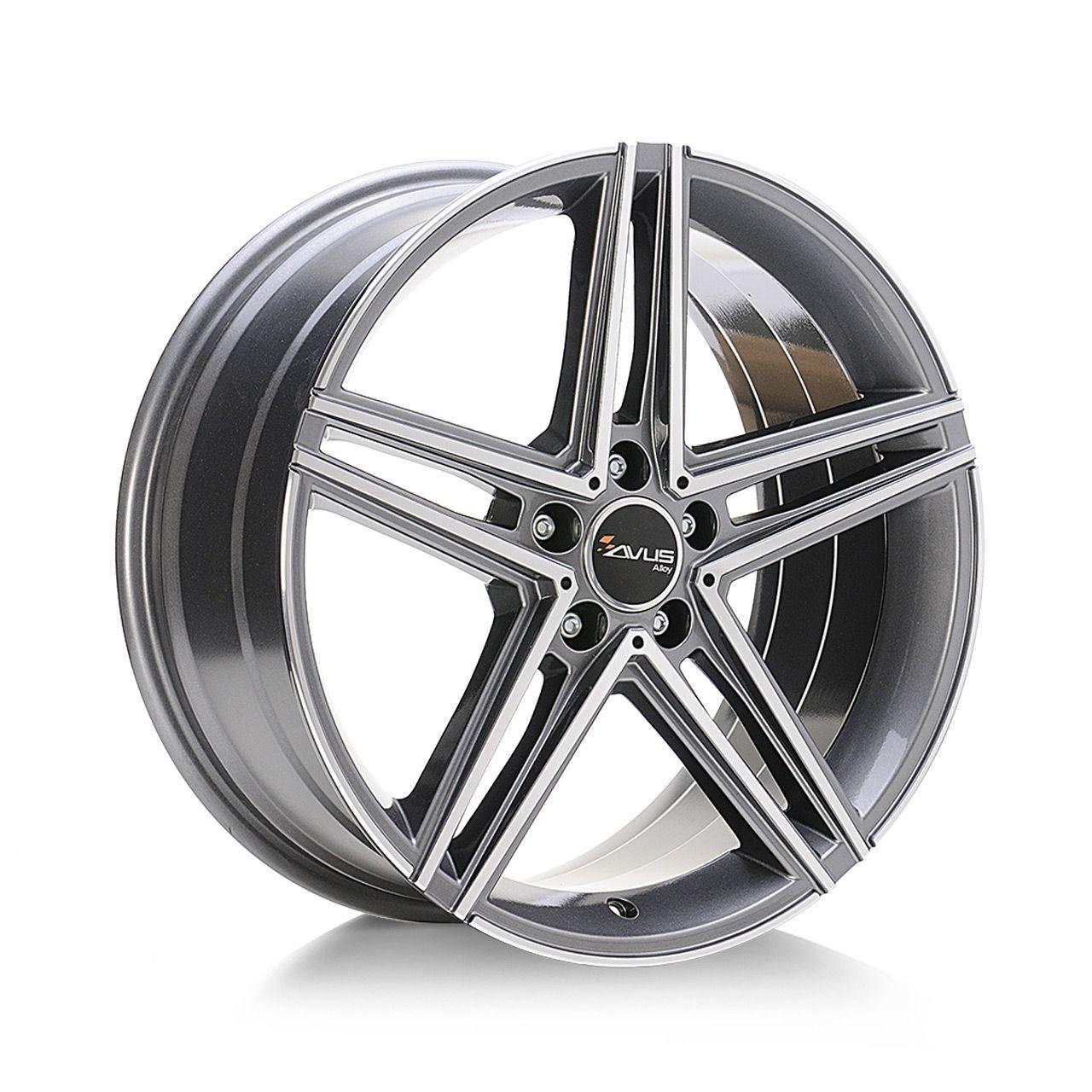 AVUS RACING AVUS RACING AC-515 anthracite polished 7.5Jx17 5x112 ET52.5