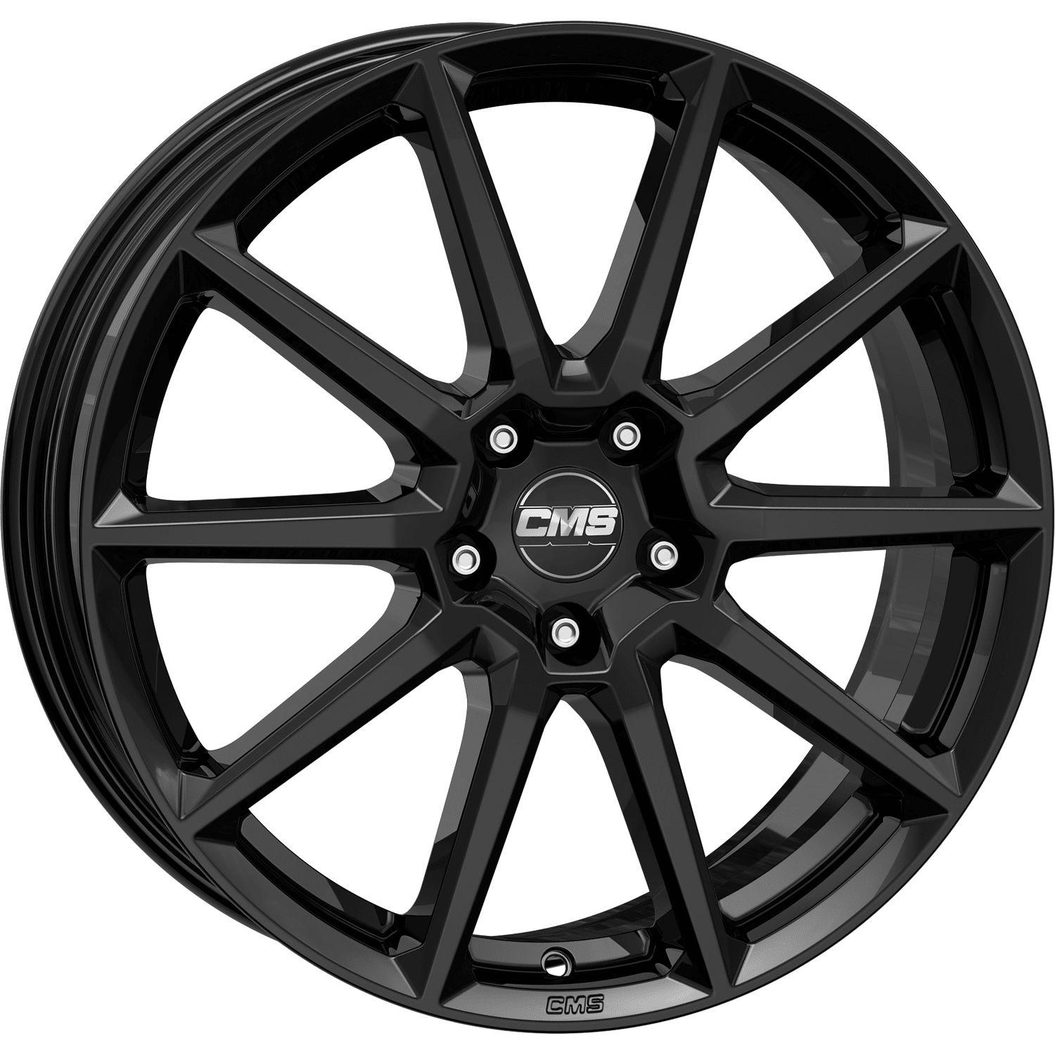 Cms Complete Black Gloss C39 7 5X19 5X112 Et32 Mb66 5 - Bild 2