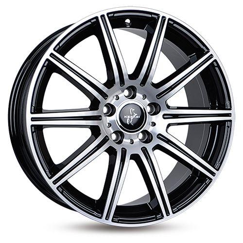 KESKIN WHEELS KT16 DYNAMIC black front polished 8.5Jx19 5x112 ET30