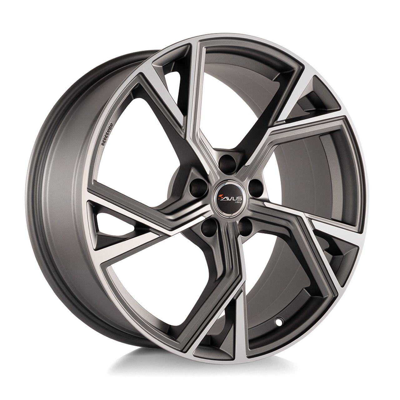 AVUS RACING AF20 matt anthracite polished 8.5Jx20 5x112 ET45