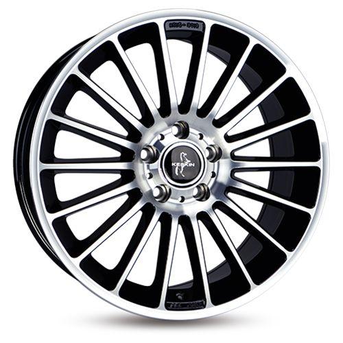 KESKIN WHEELS KT15 SPEED black front polished 8.0Jx18 5x112 ET45
