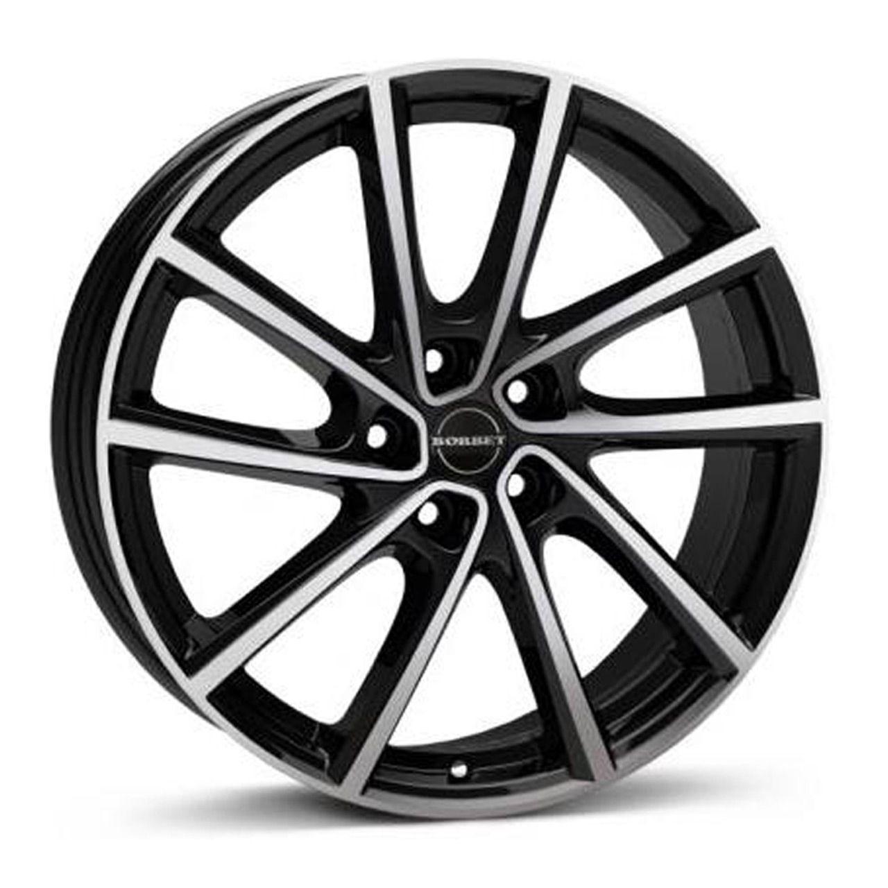 BORBET DESIGN V black glossy 7.0Jx19 5x112 ET43