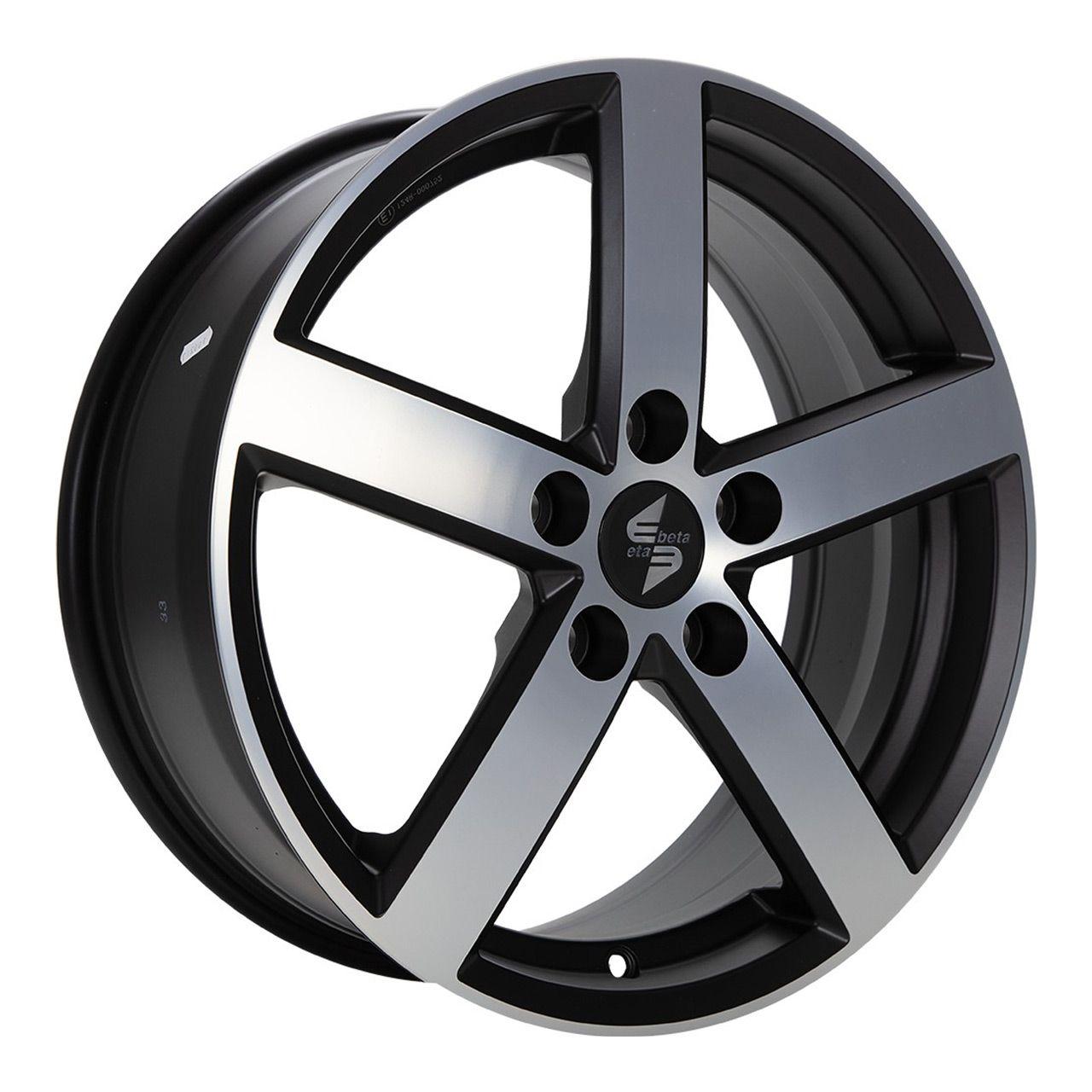 ETABETA ETABETA EROS black matt full polished 6.5Jx16 5x112 ET46