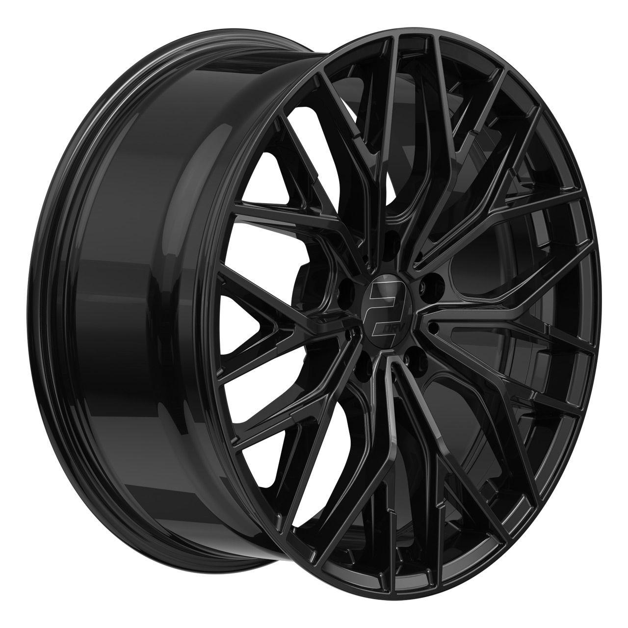 WHEELWORLD-2DRV WH37 black glossy painted 8.0Jx18 5x114.3 ET46