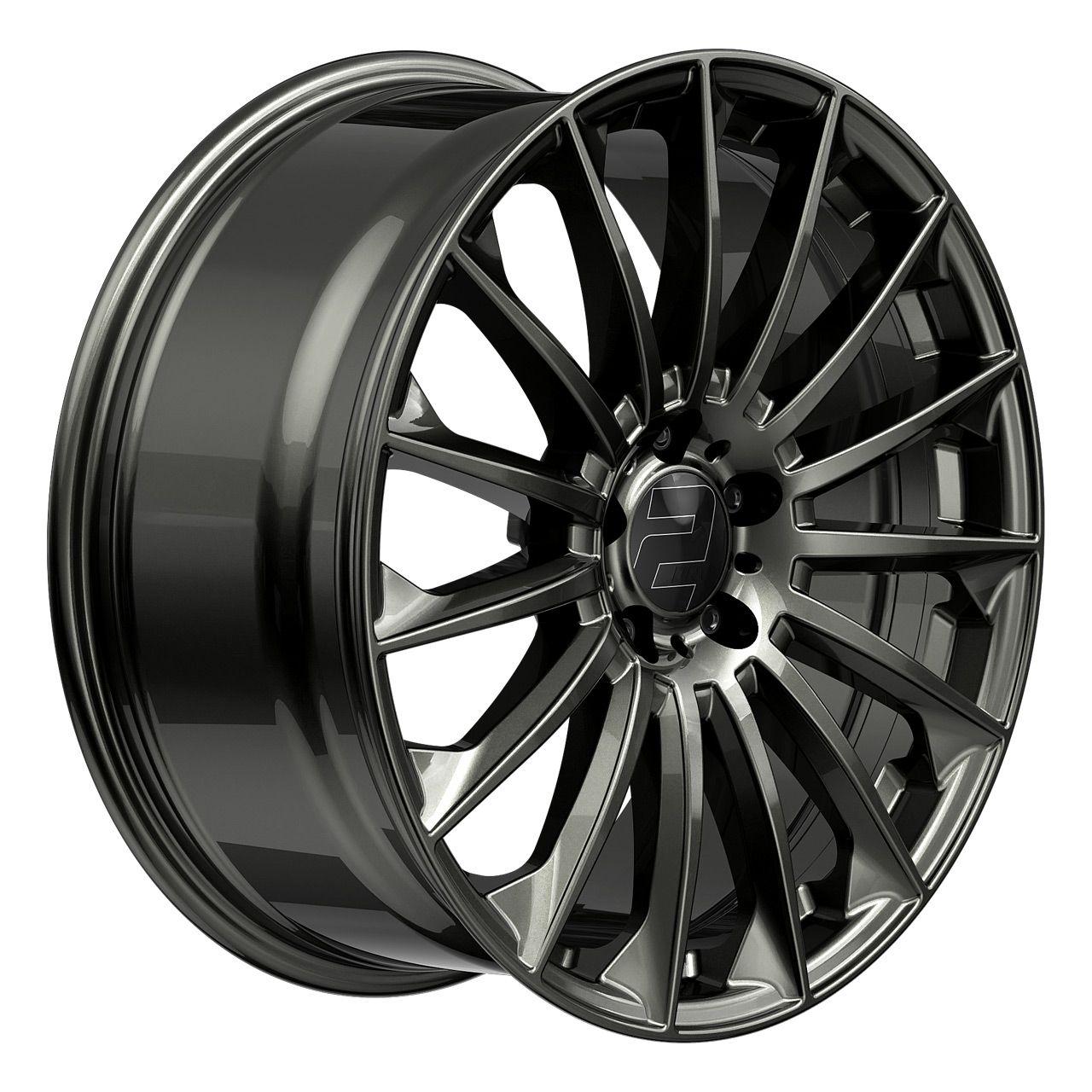 WHEELWORLD-2DRV WH39 dark gunmetal full painted 9.0Jx20 5x112 ET35
