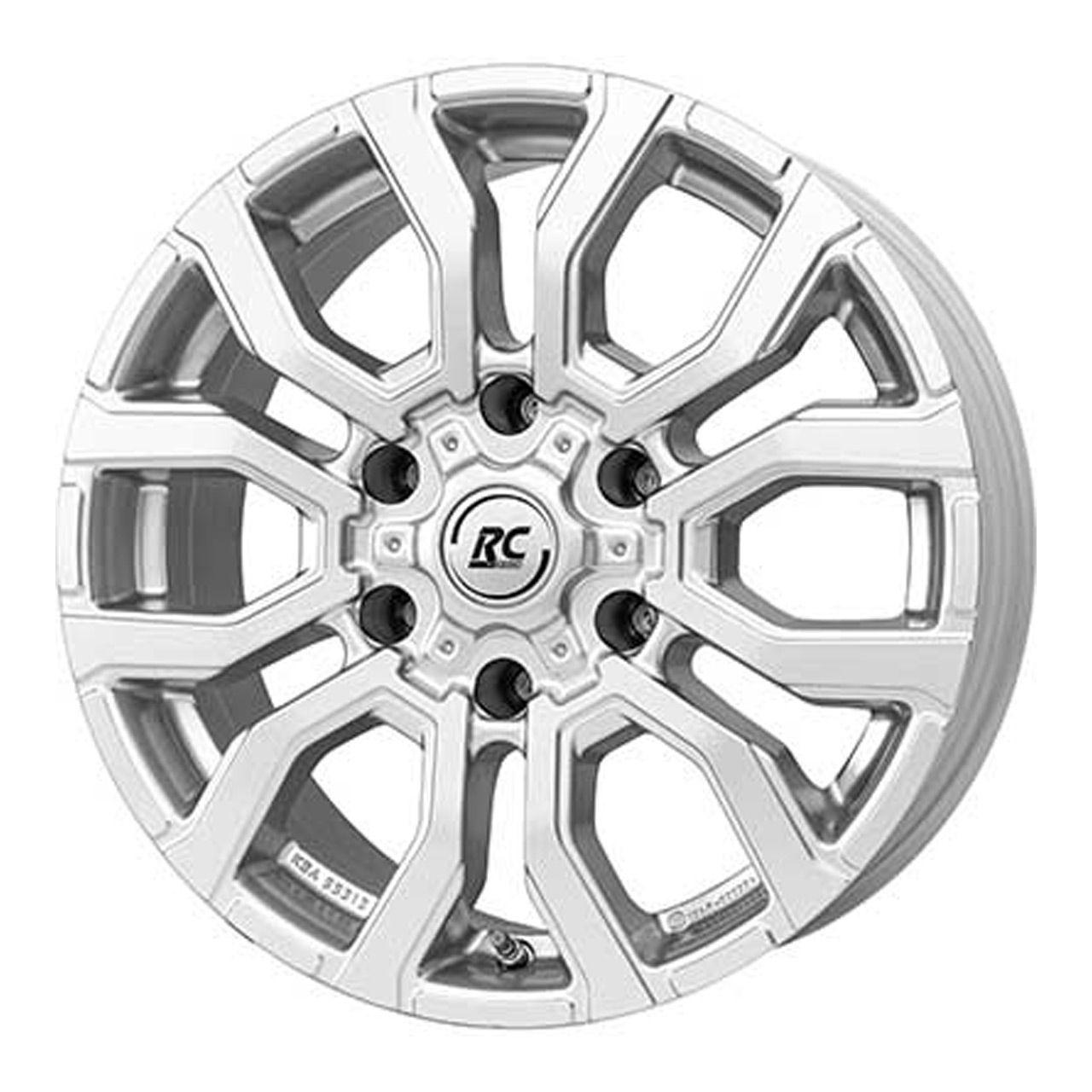 RC-DESIGN RC-DESIGN RC35 kristallsilber (ks) 6.5Jx17 6x120 ET50