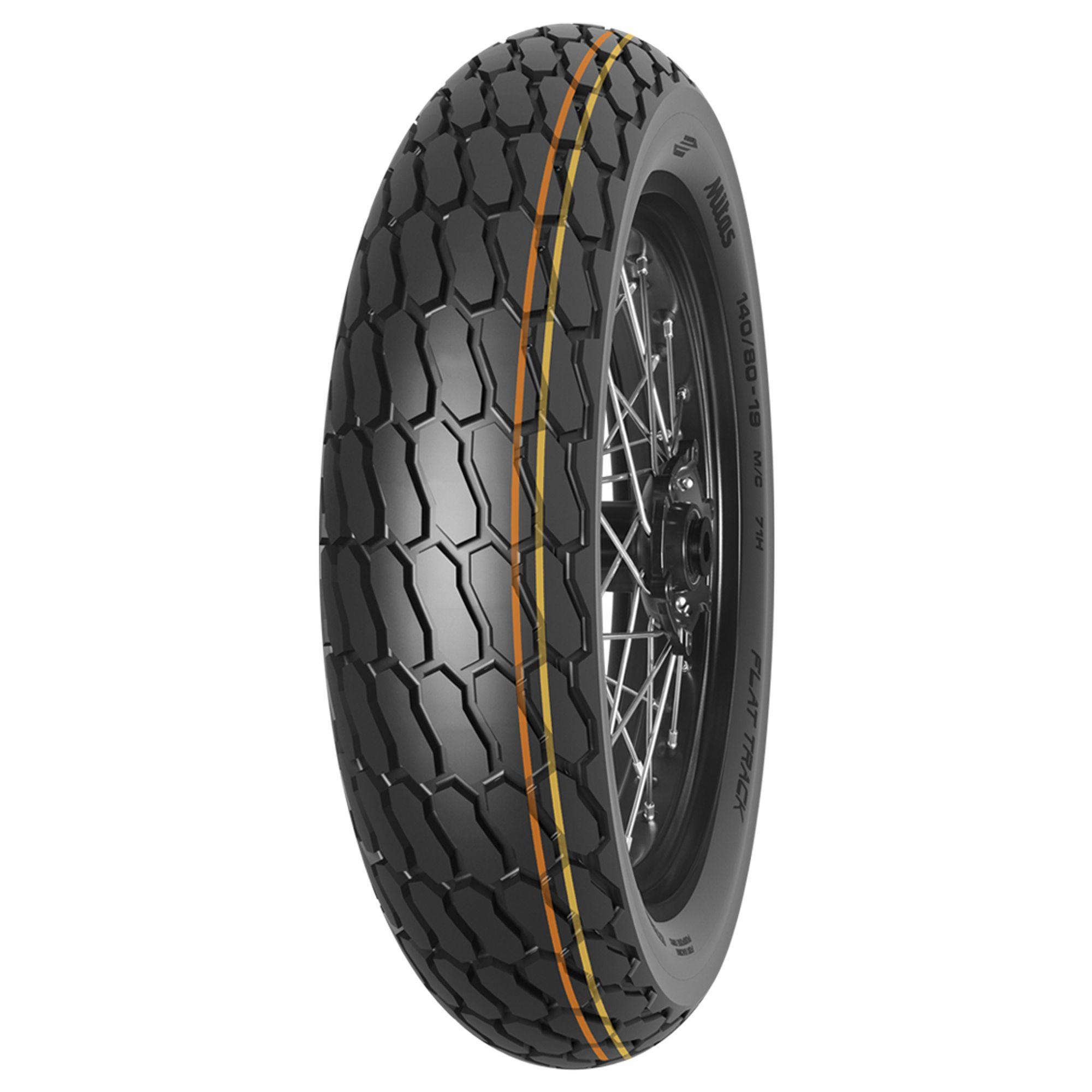 MITAS 140/80 - 19 M/C TT FLAT TRACK SOFT (GREEN) NHS (27.5x7.5-19) (IND)