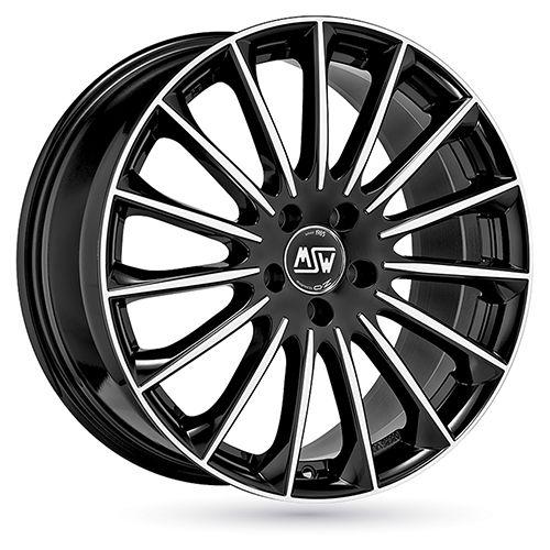 MSW (OZ) MSW 30 gloss black full polished 7.5Jx17 5x112 ET48