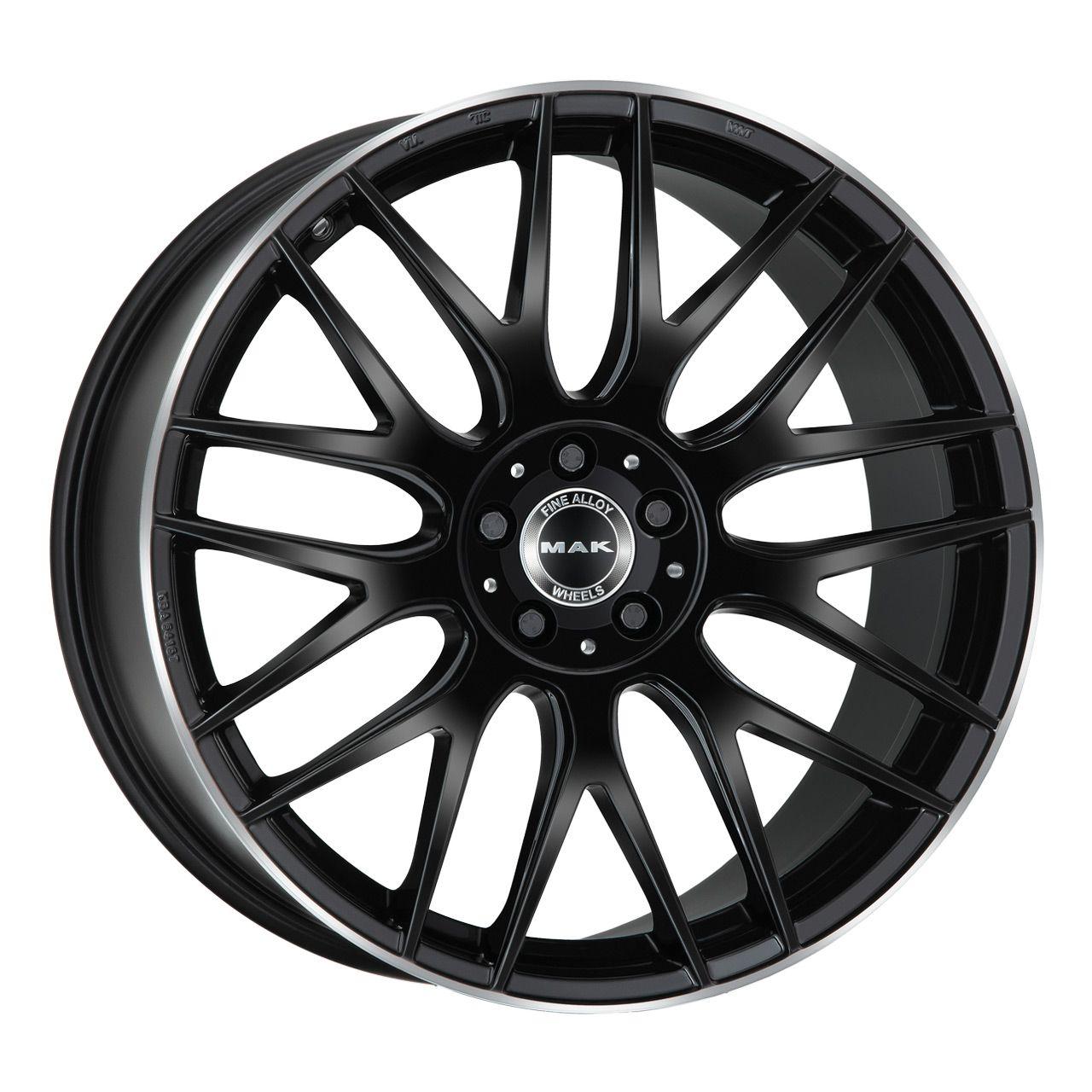 MAK ARROW-D gloss black mirror ring 9.5Jx20 5x112 ET57