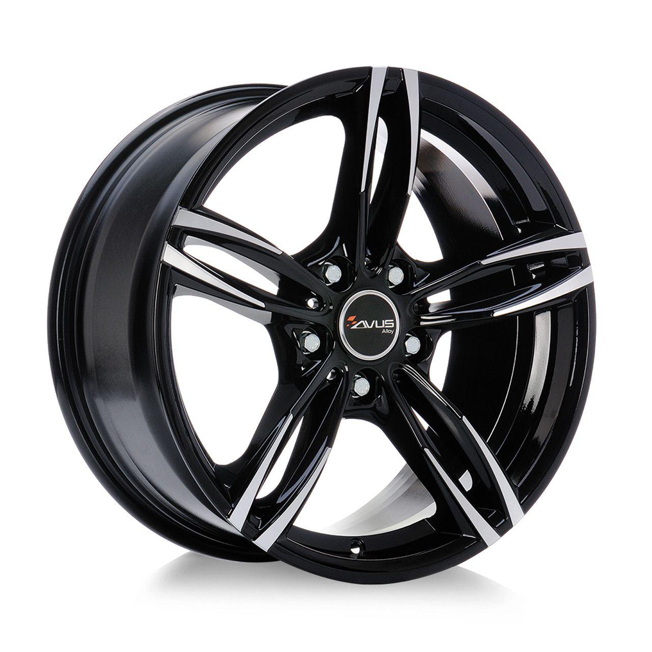 AVUS RACING AC-MB3 black polished 8.5Jx18 5x120 ET47