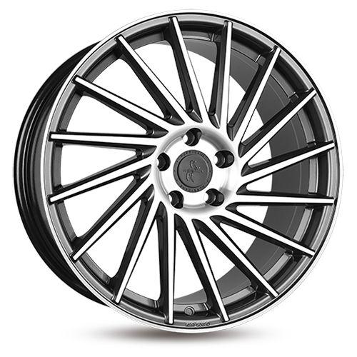 KESKIN WHEELS KESKIN WHEELS KT17 HURRICANE palladium front polished 8.5Jx19 5x114.3 ET40