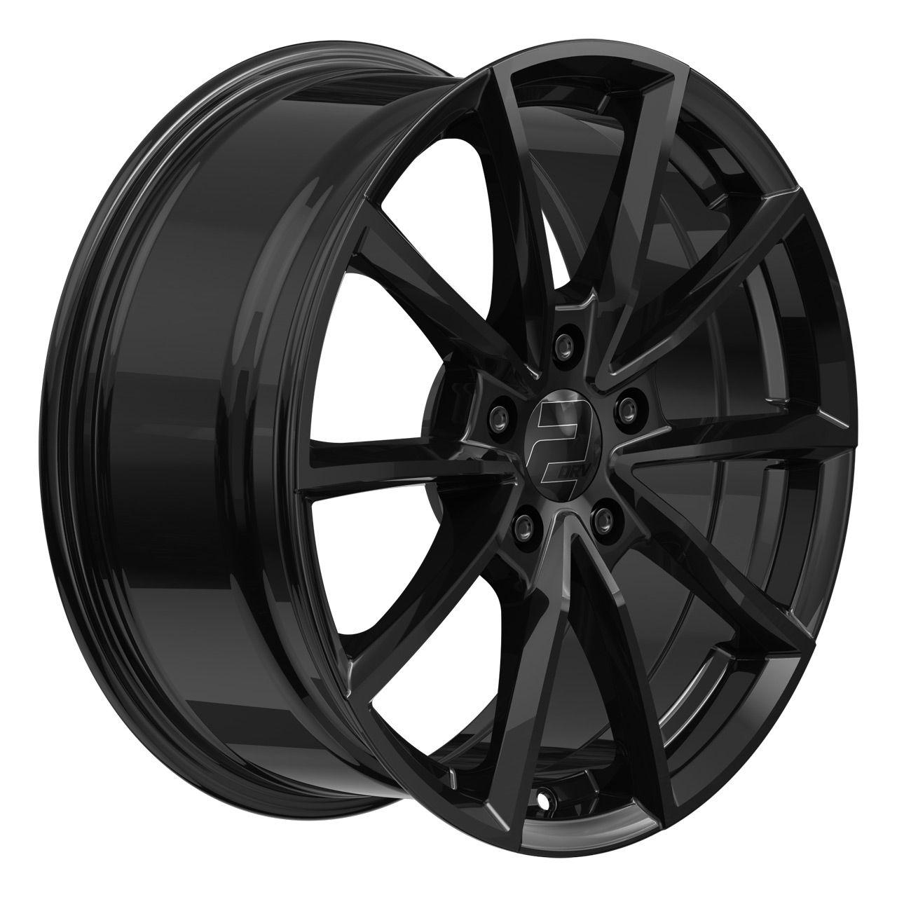 WHEELWORLD-2DRV WHEELWORLD-2DRV WH28 schwarz glänzend lackiert 7.5Jx17 5x112 ET45