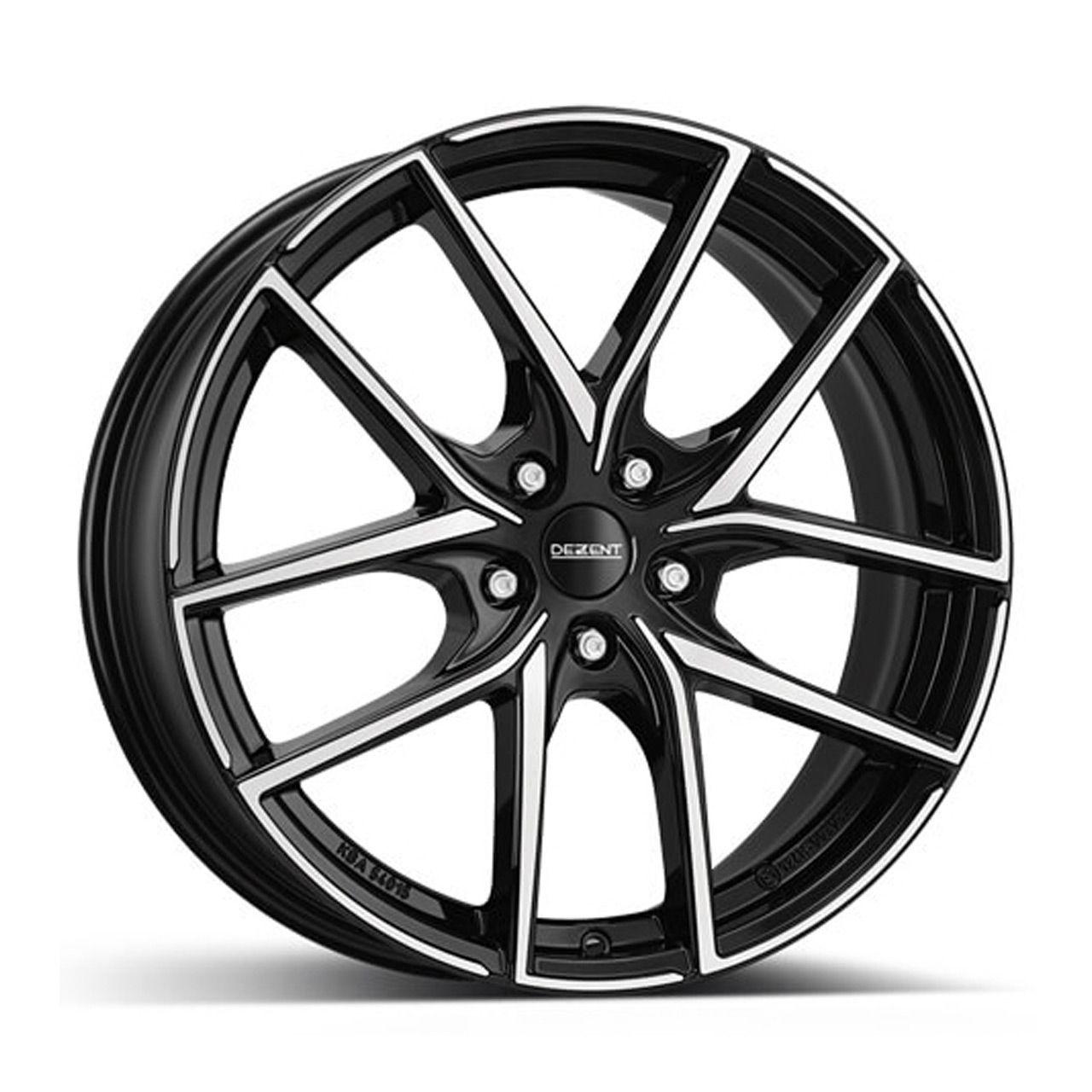 DEZENT DEZENT TO DARK black/polished 7.5Jx18 5x112 ET46