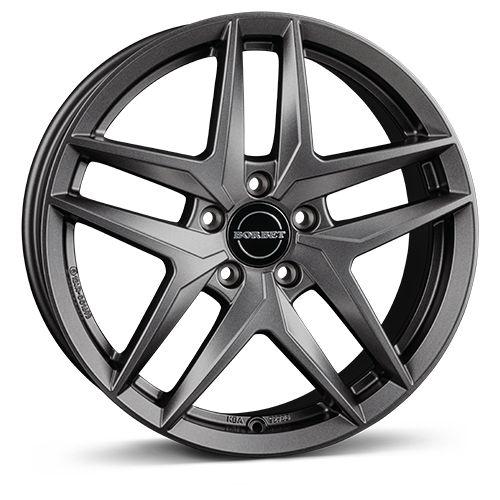 BORBET DESIGN Z dark grey matt 7.0Jx17 5x112 ET49