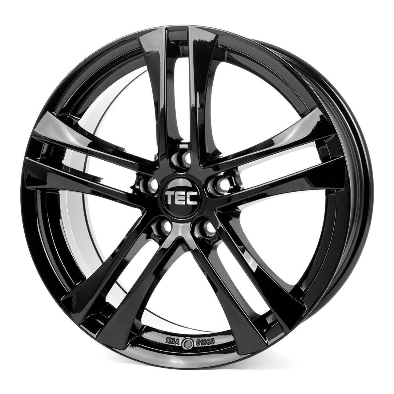 TEC-SPEEDWHEELS TEC-SPEEDWHEELS AS4 schwarz-glanz 6.5Jx16 5x114.3 ET38
