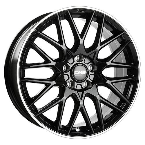 CMS C25-DRB diamond rim black 7.0Jx17 5x108 ET48