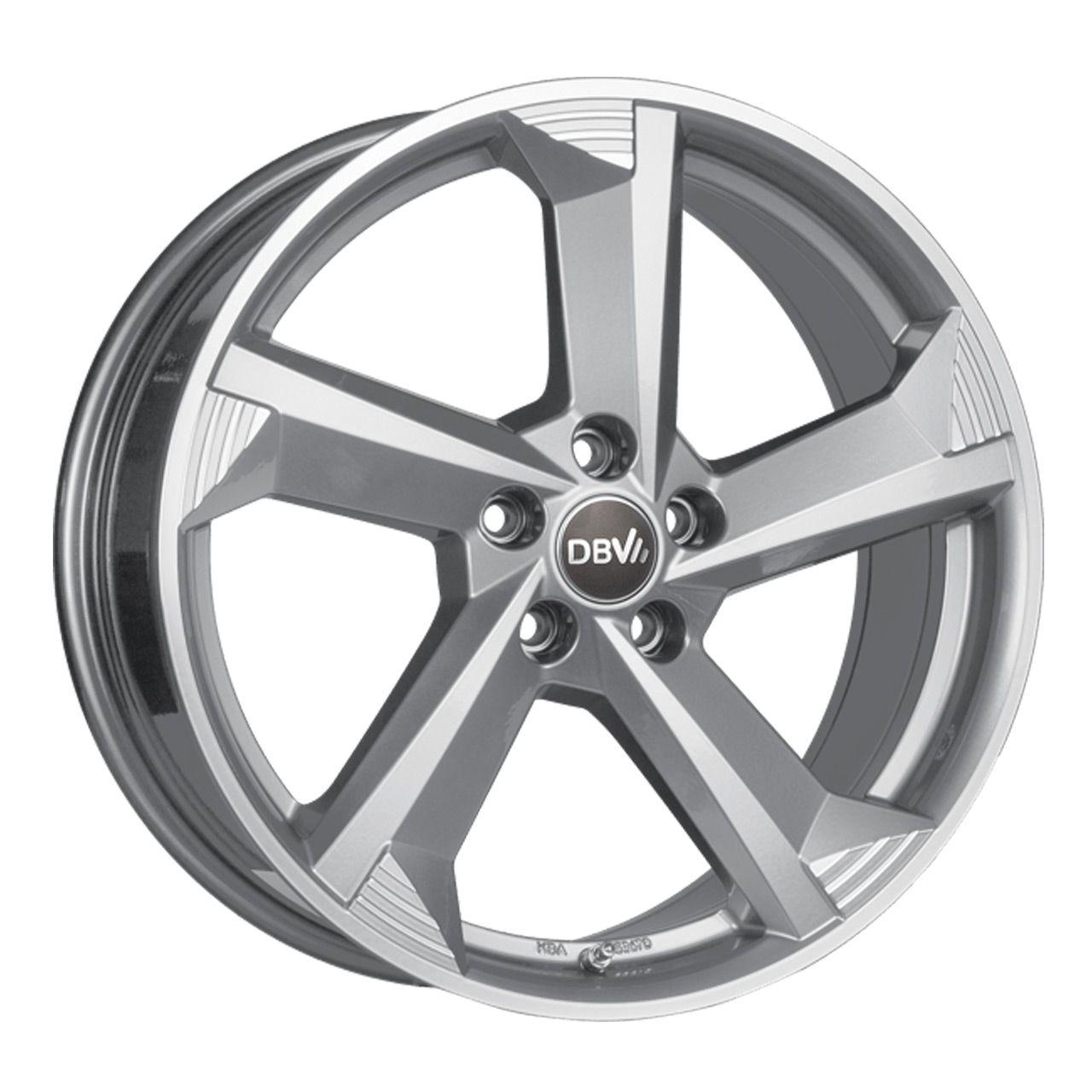 DBV DBV TORINO III hyper silber front poliert 8.5Jx20 5x108 ET40