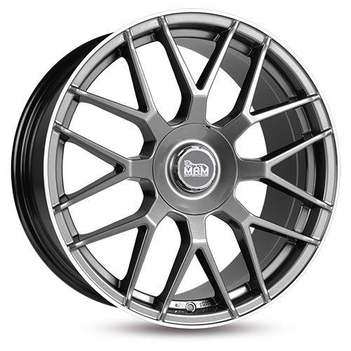 MAM WHEELS MAM GT1 palladium lip polish 9.5Jx19 5x112 ET42