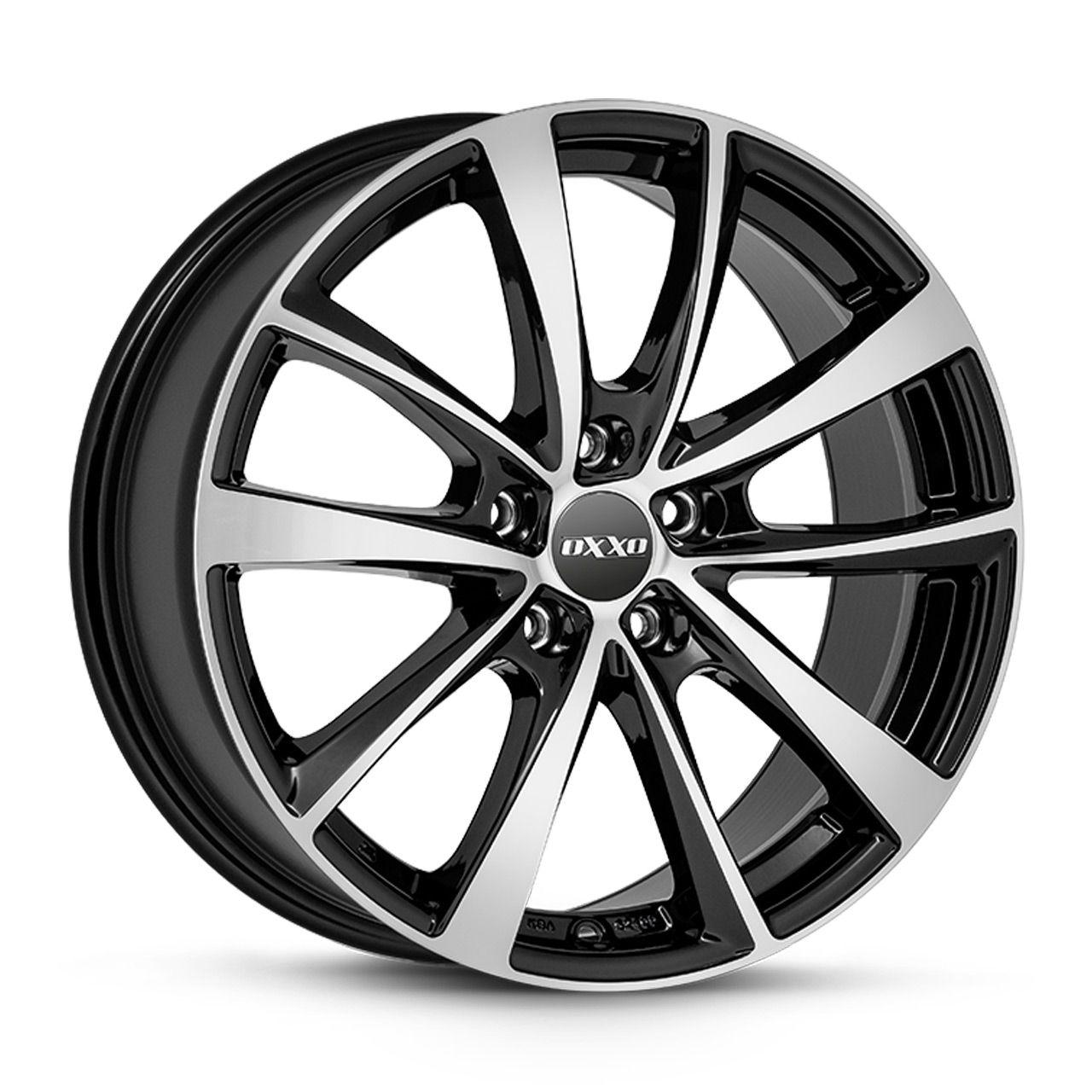 OXXO WHEELS VIDORRA BLACK-5 schwarz poliert 6.5Jx16 5x114.3 ET40