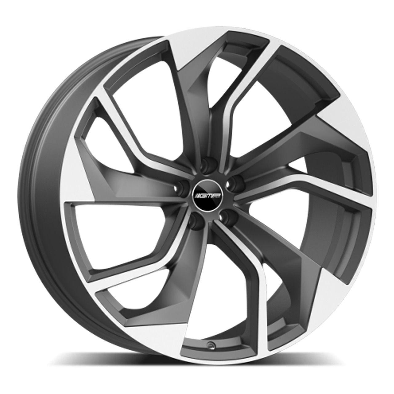 GMP REBEL anthracite matt diamond 10.0Jx22 5x112 ET19