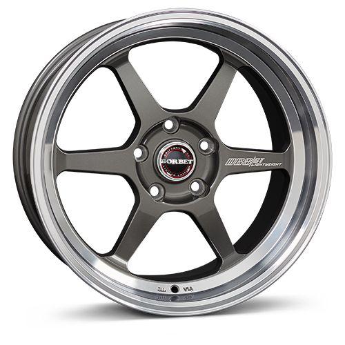 BORBET BORBET DESIGN DB8/GT graphite rim polished 8.5Jx18 5x100 ET30