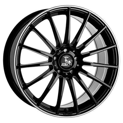 ULTRA WHEELS ULTRA WHEELS UA4 SPEED schwarz rim poliert 8.0Jx18 5x112 ET35
