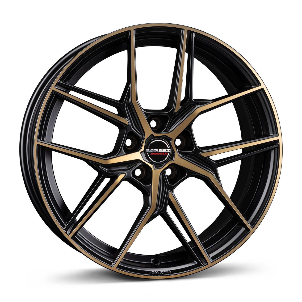 BORBET DESIGN W black copper polished matt 8.0Jx19 5x112 ET37