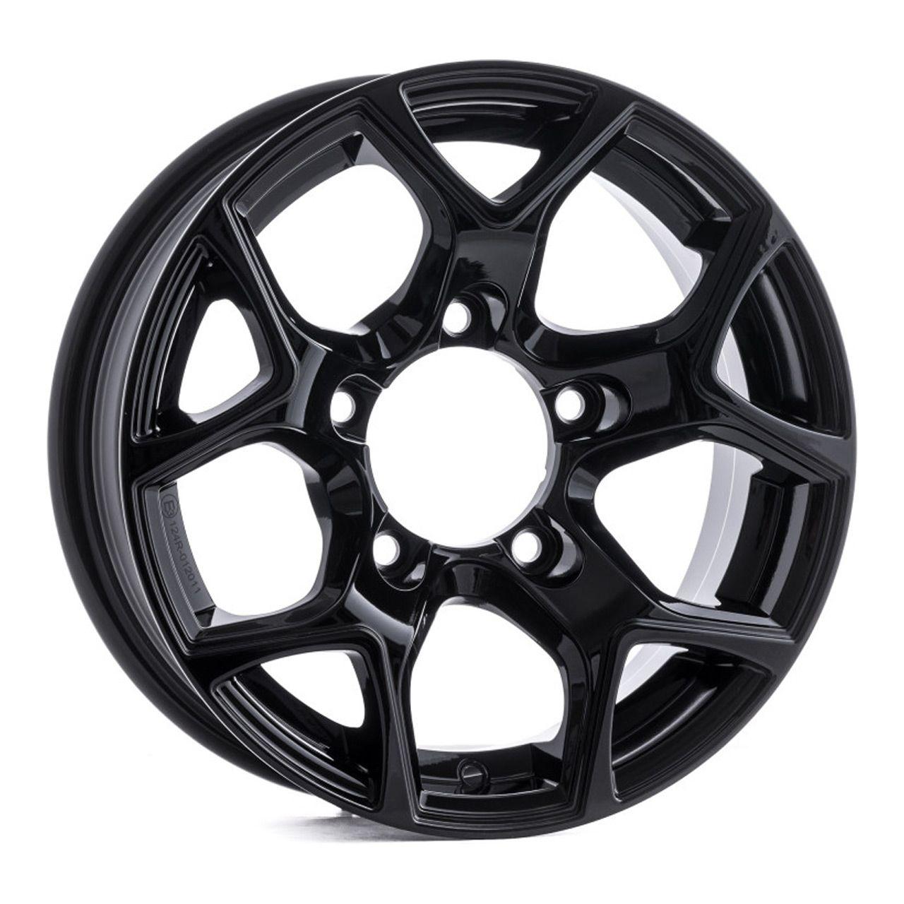 GMP SJ15 black glossy 5.5Jx15 5x139.7 ET5