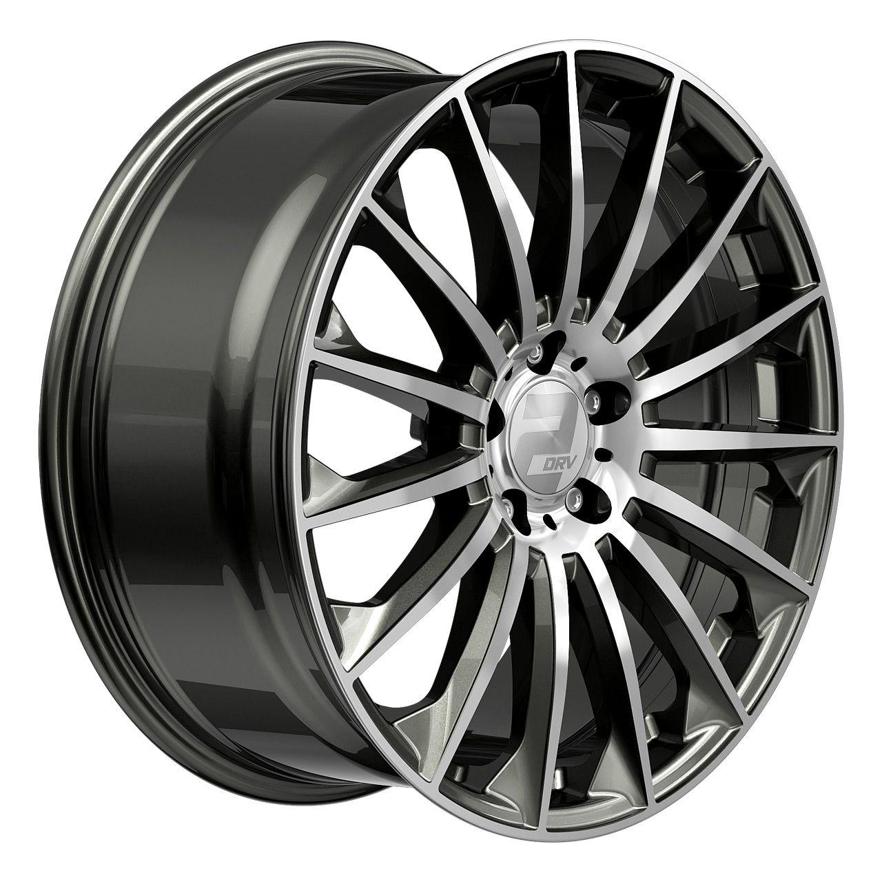 WHEELWORLD-2DRV WH39 dark gunmetal full painted with full machined lip 8.0Jx18 5x112 ET48