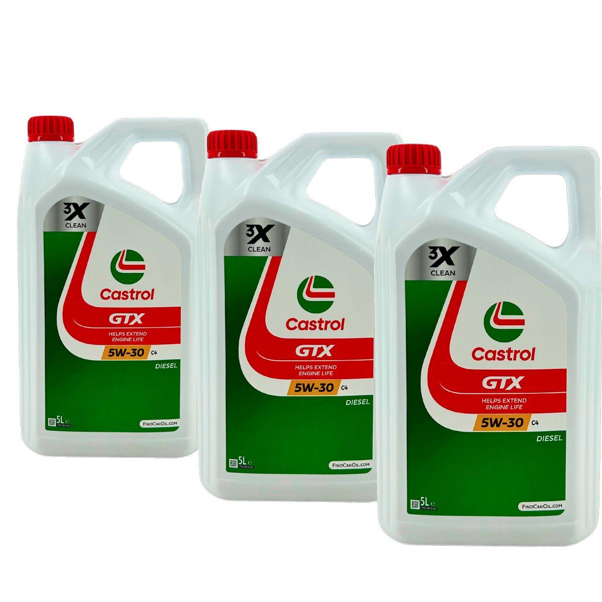 Castrol GTX 5W-30 C4 3x5 Liter