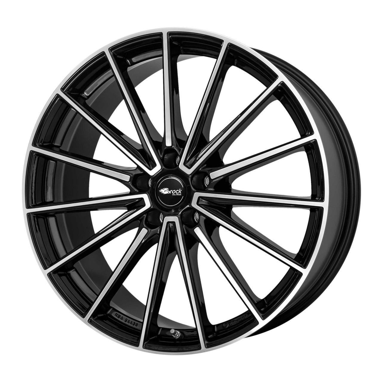 BROCK B43 schwarz glanz voll-poliert (sgvp) 10.5Jx21 5x114 ET48