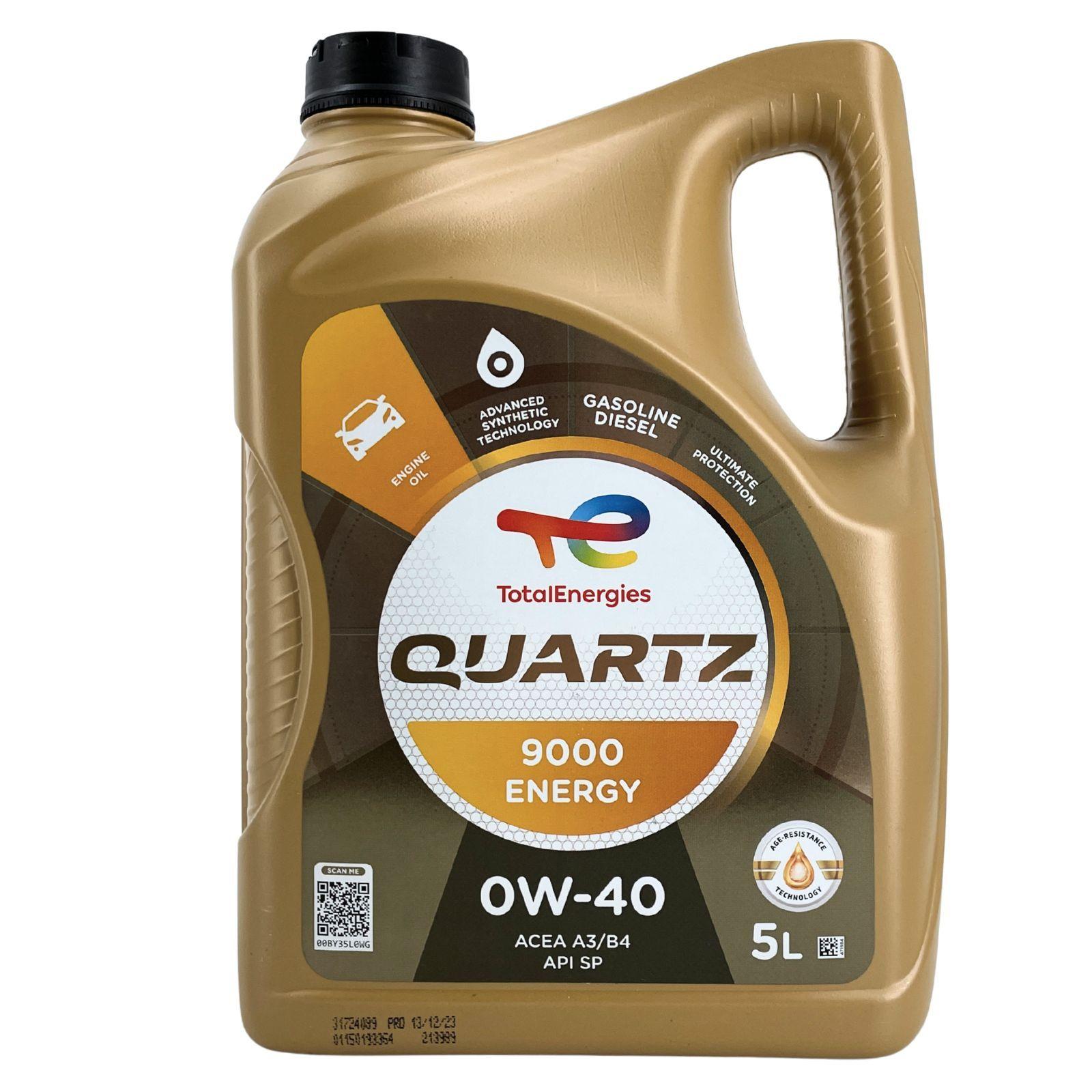 Total Quartz 9000 Energy 0W-40 4x5 Liter