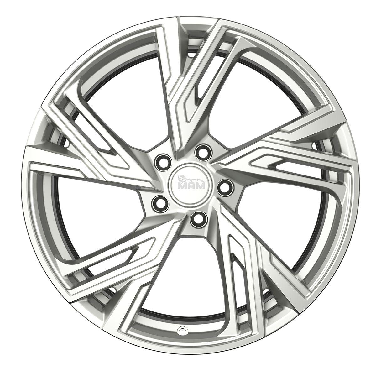 MAM WHEELS MAM WHEELS MAM RS5 silver painted 7.0Jx16 5x108 ET38