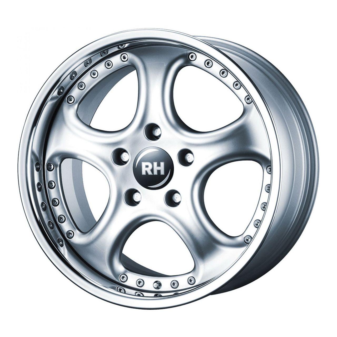 RH AL CUP silber Horn hochglanz poliert 10.0Jx18 5x100 ET41