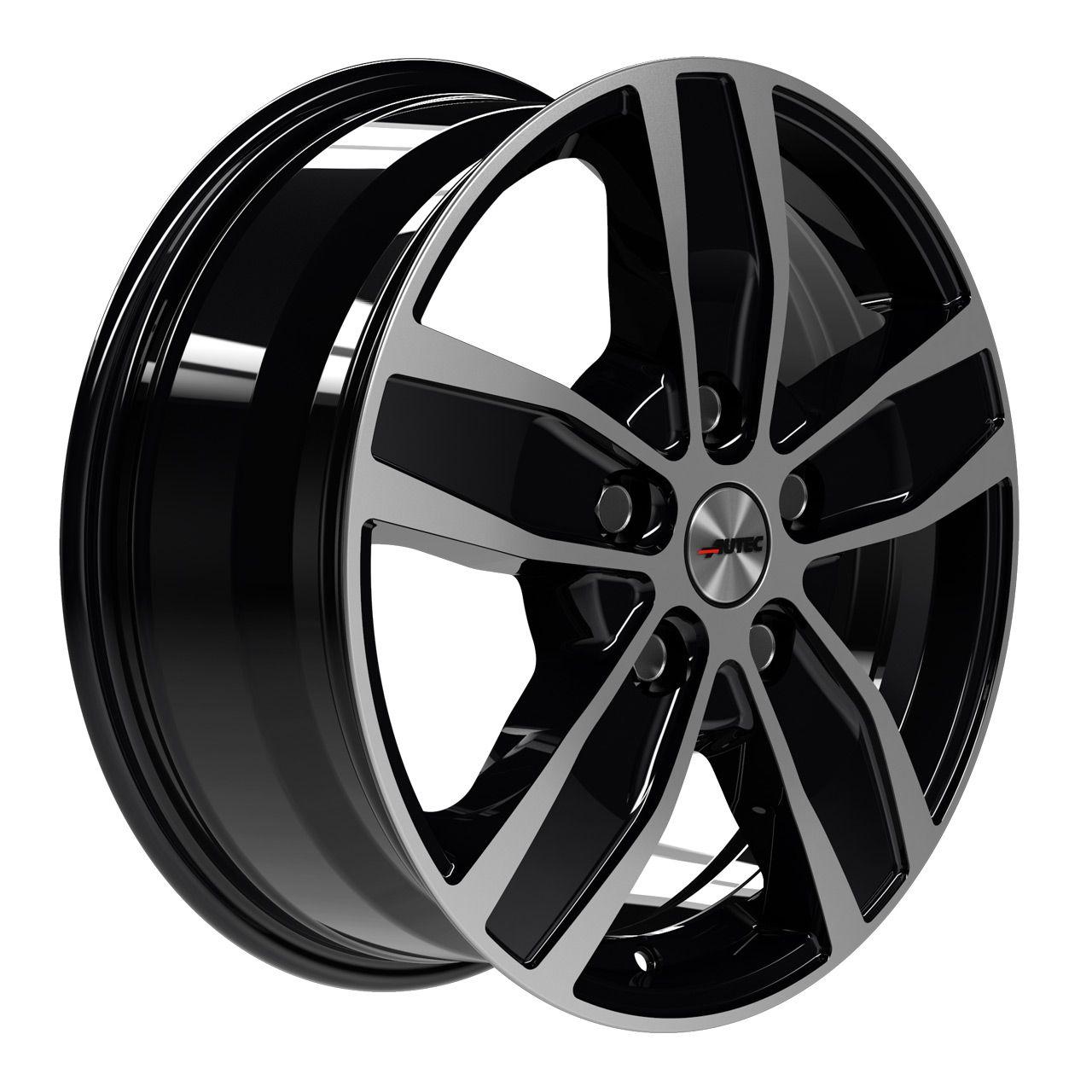 AUTEC TYP Q - QUANTRO 5L schwarz poliert 7.5Jx18 5x118 ET66