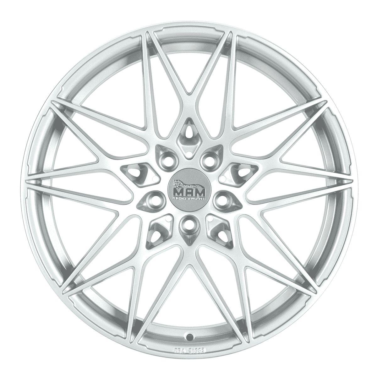 MAM WHEELS MAM B2N silver painted 8.5Jx19 5x112 ET30