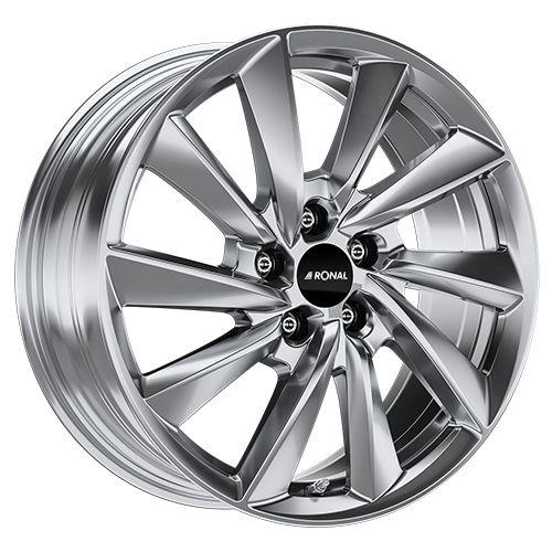 RONAL RONAL RONAL R70 platinum silver 9.0Jx18 5x112 ET52