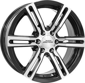 INTER ACTION INTER ACTION INTER ACTION KARGIN 6 gloss black/polished 7.5Jx17 6x139.7 ET25