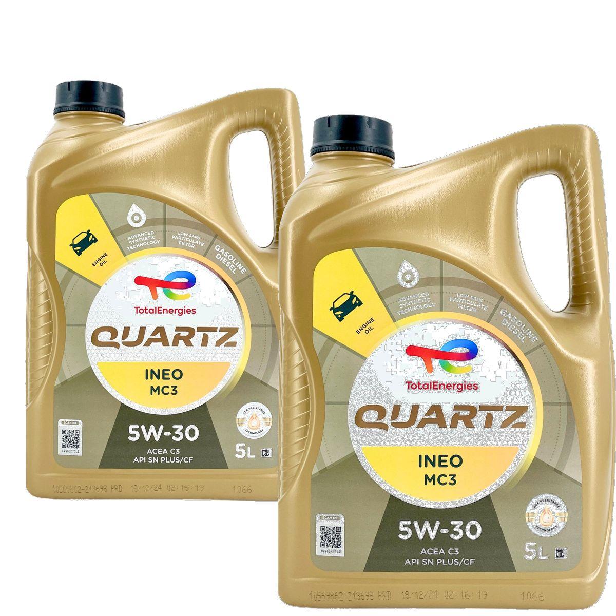 5 ltr. Total Energies Quartz Ineo MC3 5W-30 MB 229.52 / BMW LL-04 / OPEL - Image 11