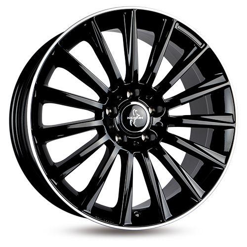 KESKIN WHEELS KT18 TURBO black lip polish 8.0Jx18 5x112 ET30
