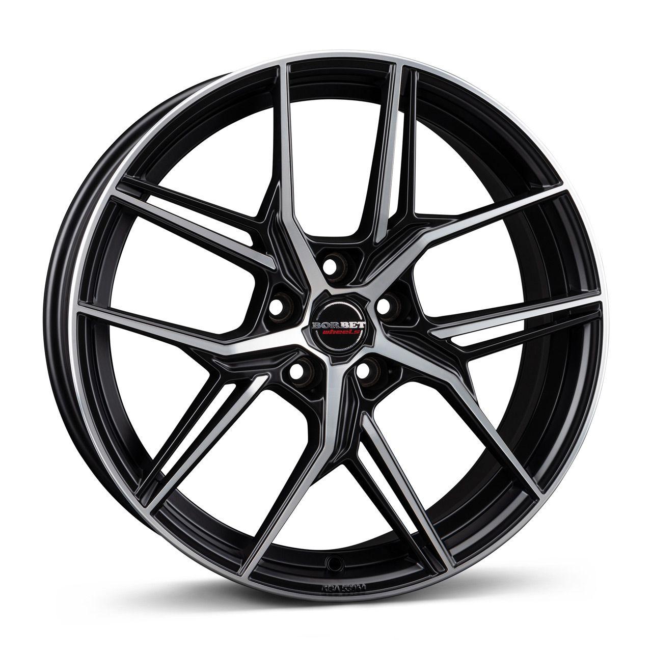 BORBET DESIGN QX black polished matt 8.0Jx19 5x112 ET40