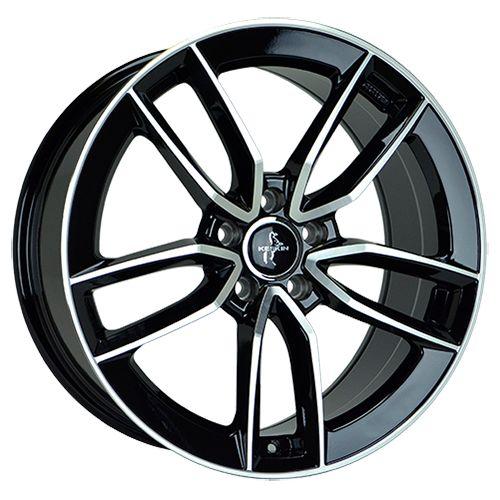 KESKIN WHEELS KT21 ELEGANT black front polished 8.0Jx18 5x112 ET30