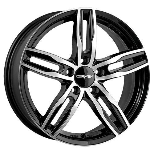 CARMANI CA 14 PAUL schwarz poliert 6.5Jx16 5x114.3 ET45
