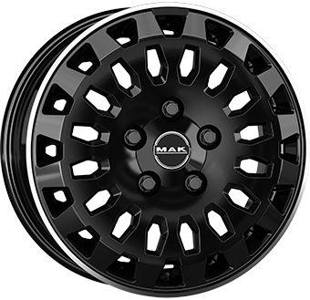 MAK OVERLAND gloss black mirror ring 6.5Jx16 5x120 ET50