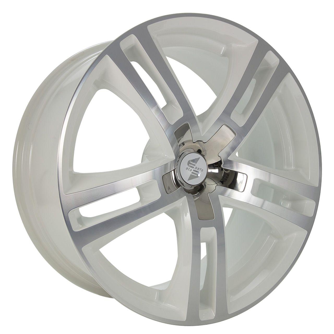ETABETA URIEL keramik matt poliert mit Edelstahlkappe 11.0Jx23 5x112 ET25