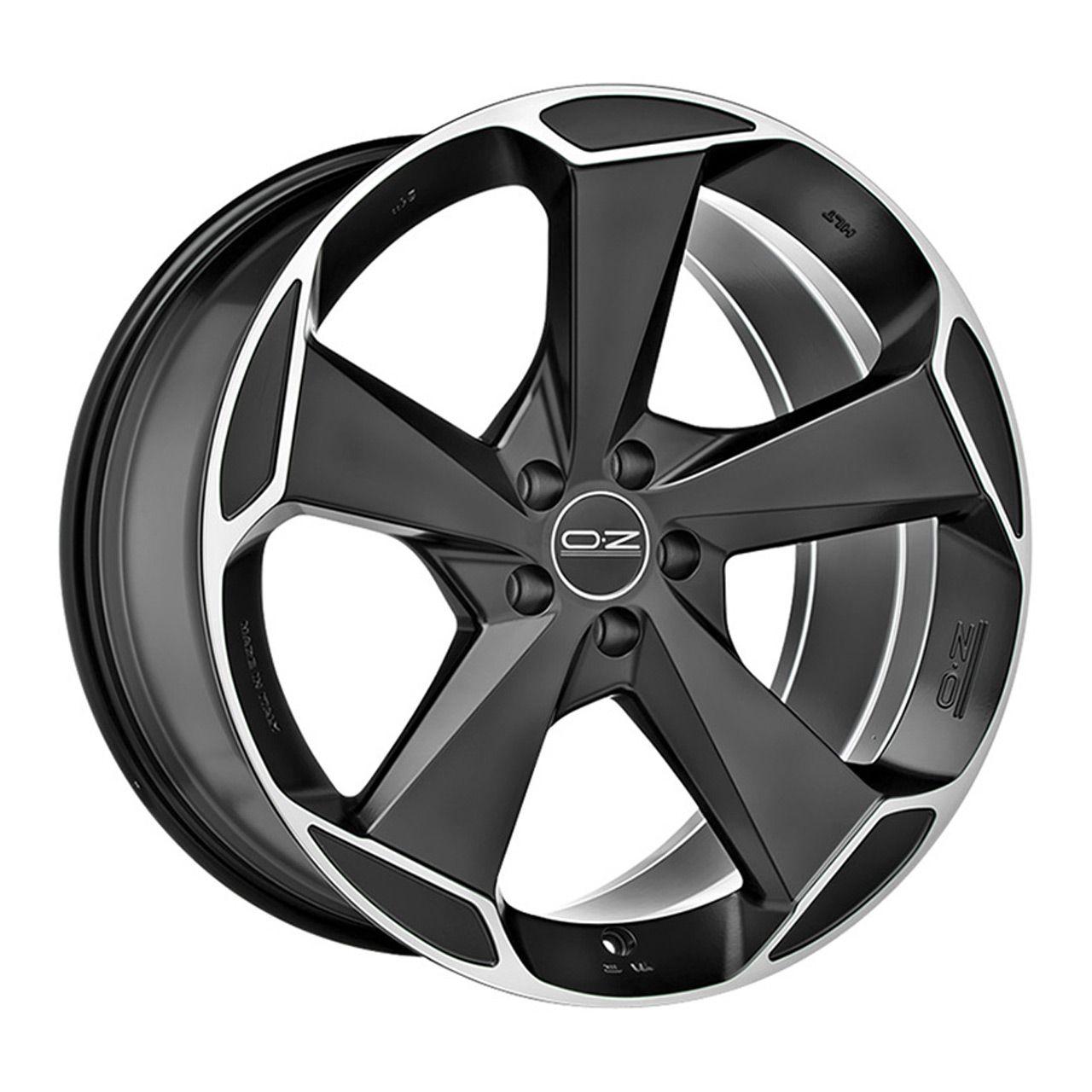 OZ OZ ASPEN HLT matt schwarz diamond cut 10.0Jx20 5x112 ET43