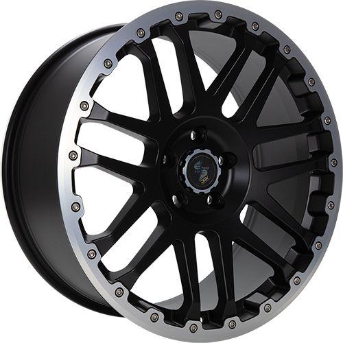 ETABETA COMBAT CV Black matt lip + cap polished 8.0Jx18 5x130 ET40