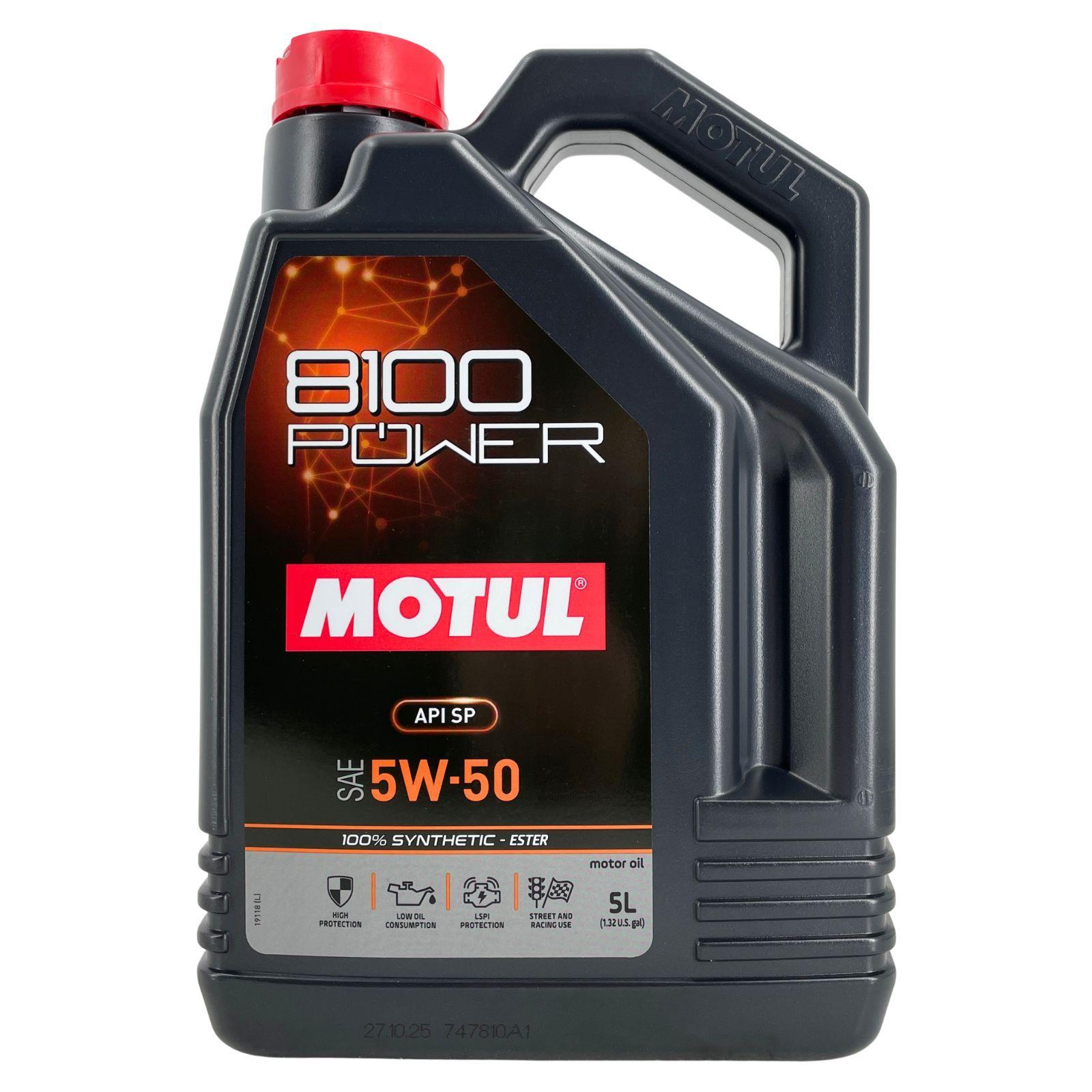 Motul 8100 Power 5W-50 API SP Ford WSS-M2C931-D Motoröl 5+1 Liter = 6 Liter - Image 13