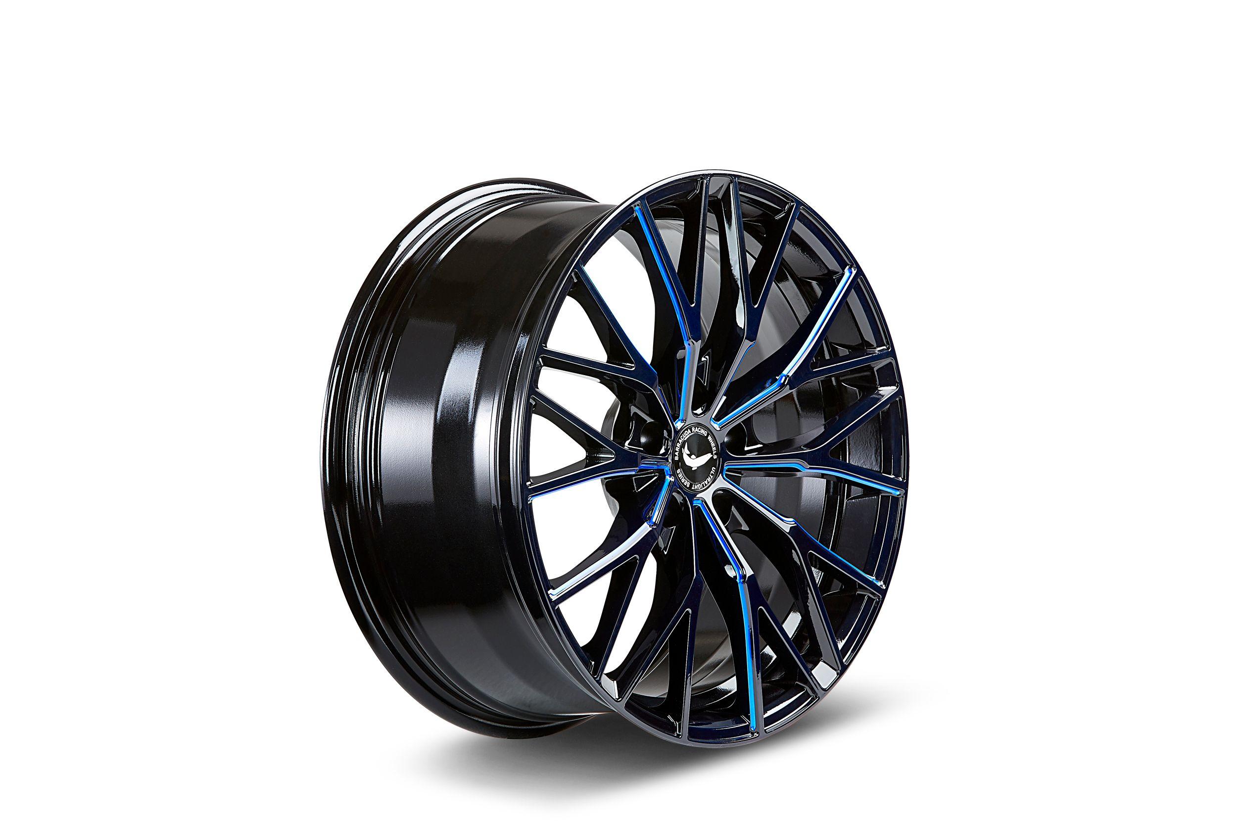 BARRACUDA PROJECT 3.0 black gloss flashblue 8.5Jx20 5x120 ET30
