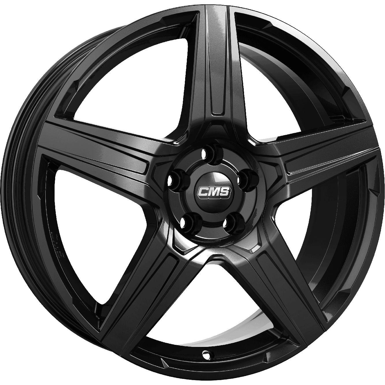 Cms Complete Black Gloss C34 7 5X19 5X112 Et32 Mb66 5 - Bild 3